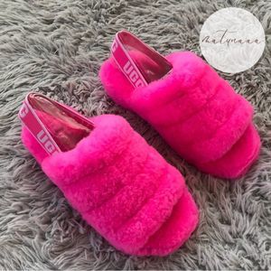 Ugg Fluff Yeah Slide in Taffy Pink 5